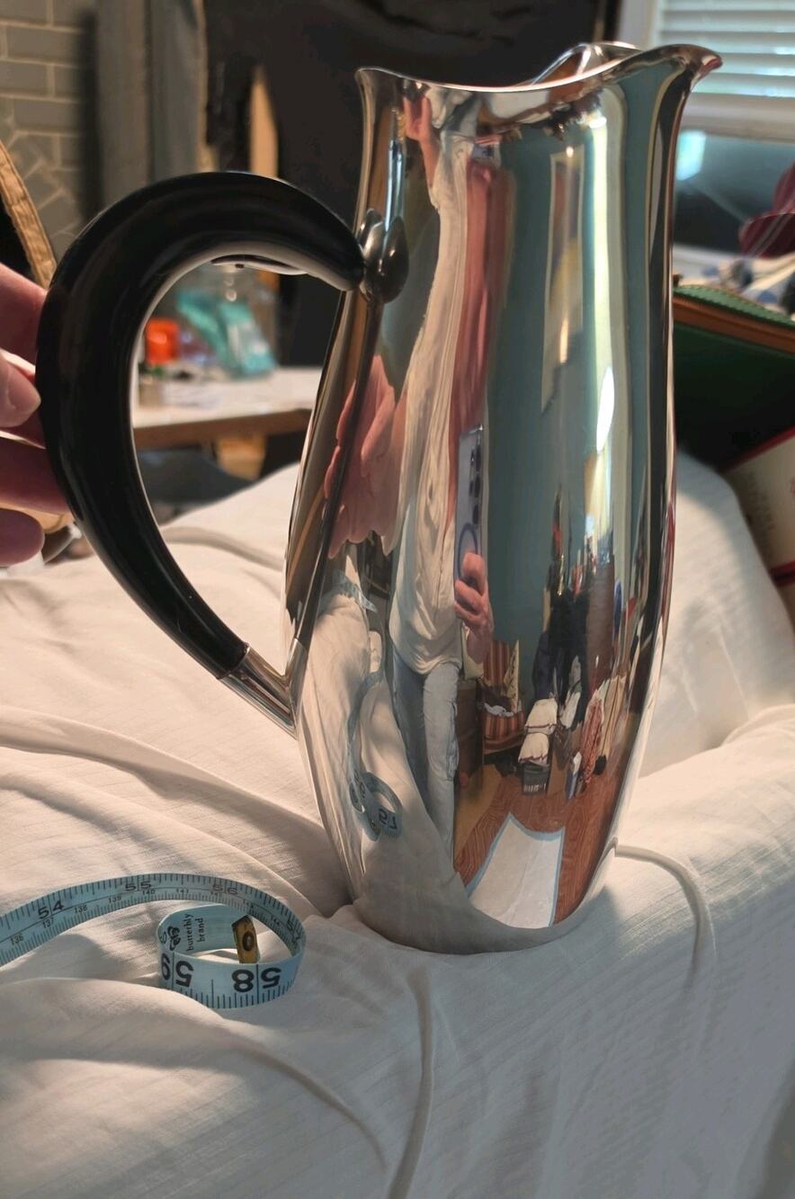 Water Pitcher "Contour" Collection 1951 by Robert King &John Van Koert for Towle